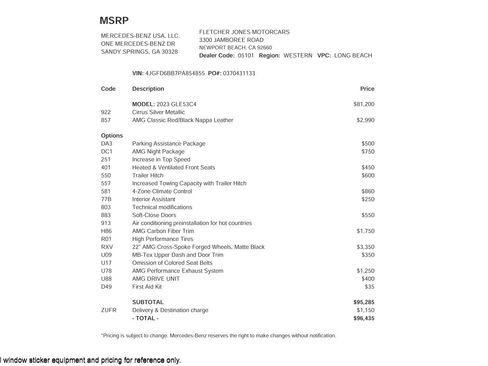 Certified 2023 Mercedes-Benz GLE 53 AMG 4MATIC Coupe image 26