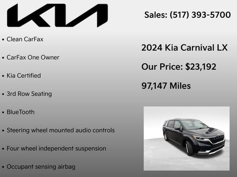 Used 2024 Kia Carnival LX FWD image 7