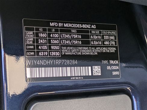 Certified 2024 Mercedes-Benz Sprinter 2500 image 14