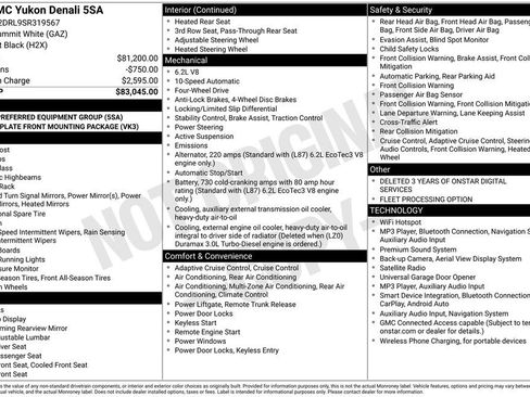 Used 2025 GMC Yukon Denali AWD/4WD image 1
