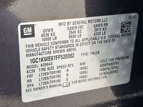 Used 2015 Chevrolet Silverado 2500 LTZ w/ Duramax Plus Package image 31