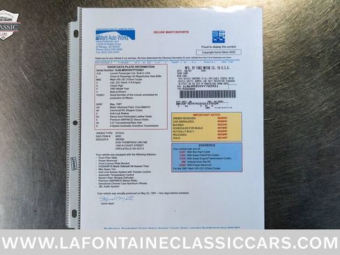Used 1997 Lincoln Mark VIII LSC RWD image 6