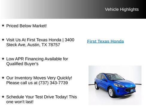 Used 2020 Ford Escape SE FWD image 9