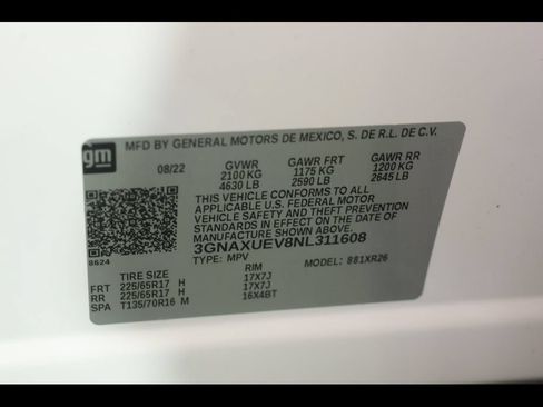 Used 2022 Chevrolet Equinox LT AWD/4WD image 31