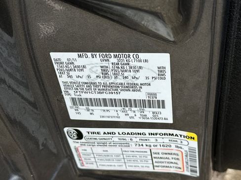 Used 2011 Ford F150 XLT w/ XLT Chrome Pkg RWD image 30