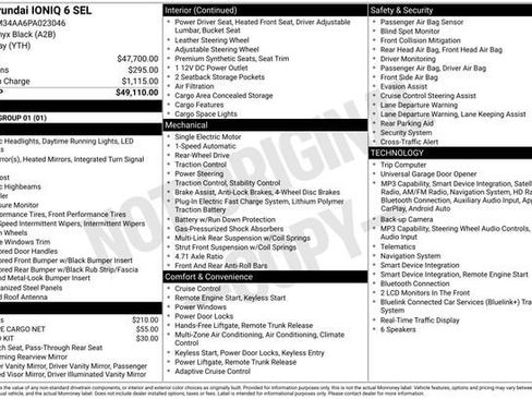 Used 2023 Hyundai Ioniq 6 SEL RWD image 31