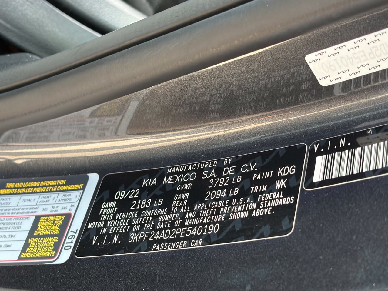 Used 2023 Kia Forte LXS FWD image 15