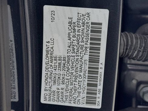 Used 2024 Honda Accord EX image 39