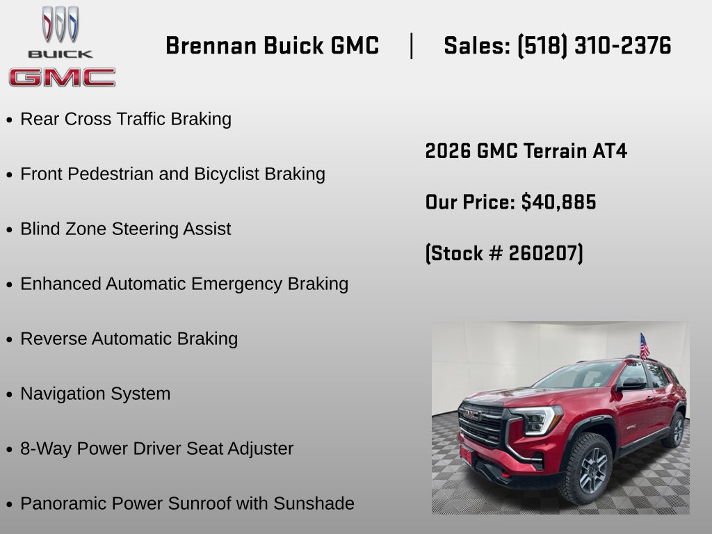 New 2026 GMC Terrain AT4 w/ LPO, Floor Liner Package AWD/4WD image 12