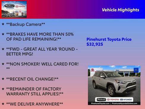 Used 2025 Toyota RAV4 XLE FWD image 31