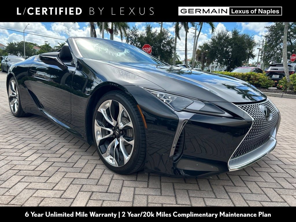 Certified 2022 Lexus LC 500 Convertible w/ Touring Package RWD image 1