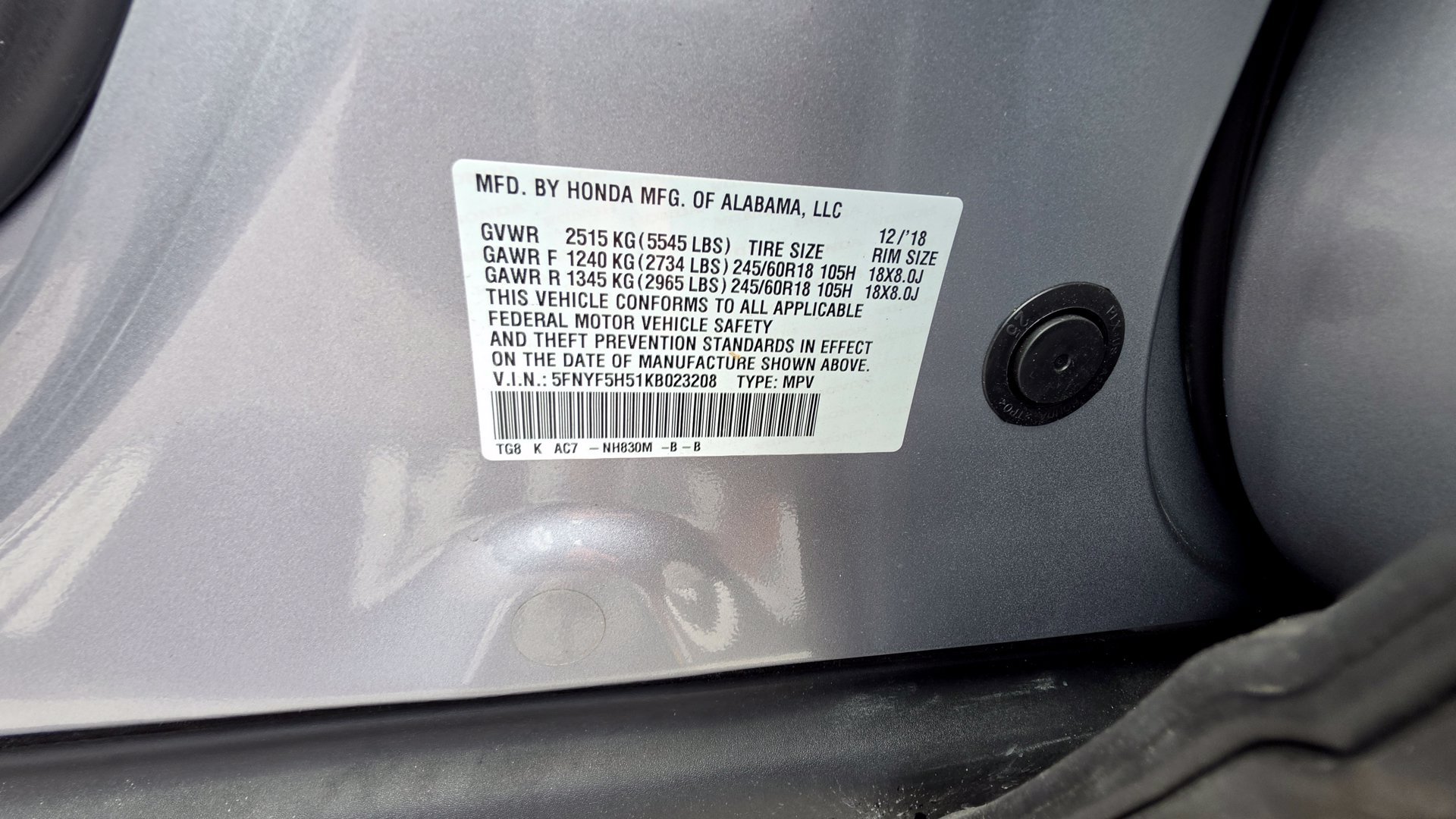 Used 2019 Honda Pilot EX-L image 13
