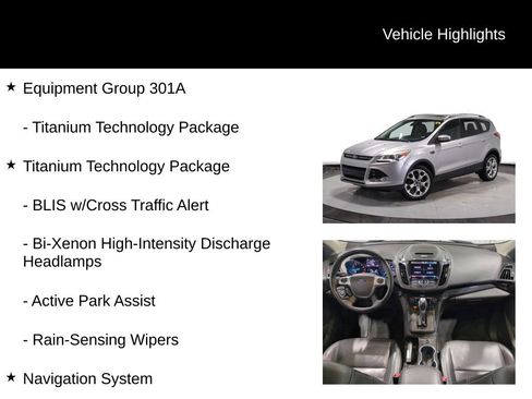 Used 2015 Ford Escape Titanium w/ Equipment Group 301A image 7