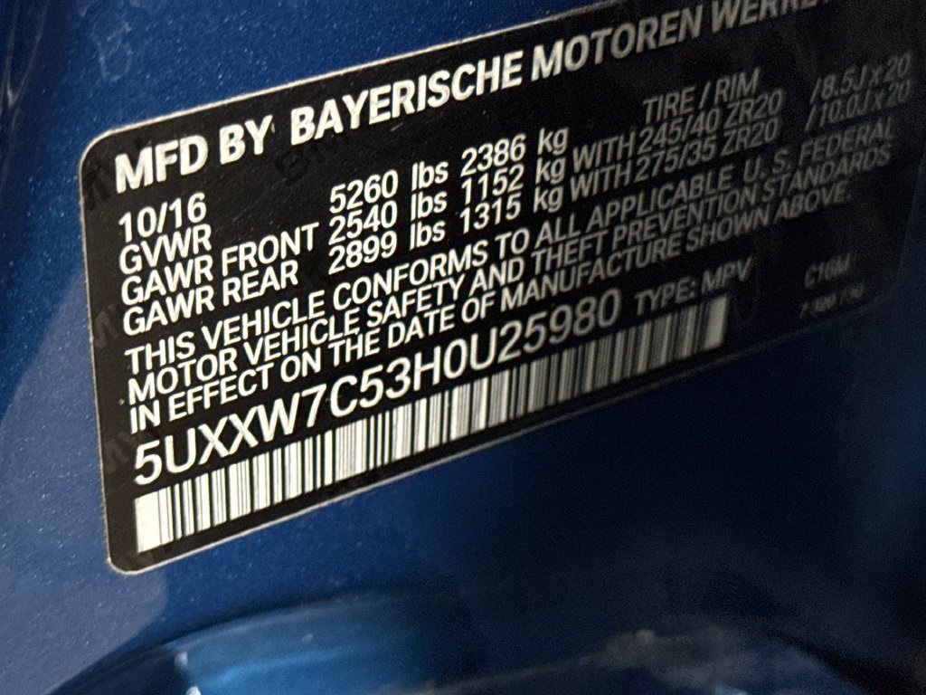 Used 2017 BMW X4 M40i AWD/4WD image 29