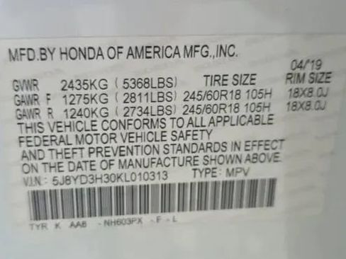 Used 2019 Acura MDX FWD image 58