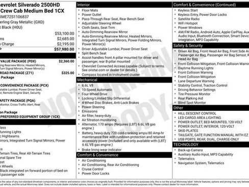 Used 2025 Chevrolet Silverado 2500 Custom w/ Custom Value Package AWD/4WD image 19