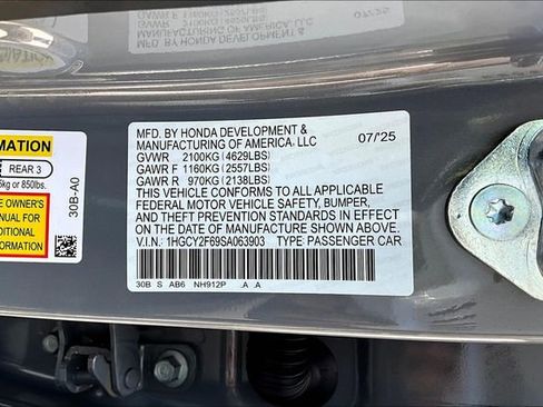 New 2025 Honda Accord EX-L image 27