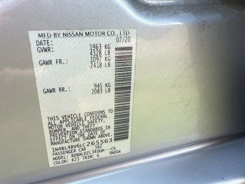 Used 2020 Nissan Altima 2.5 S FWD image 44
