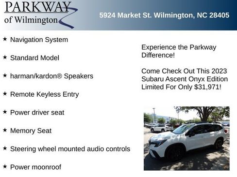 Certified 2023 Subaru Ascent Onyx Edition Limited AWD/4WD image 6