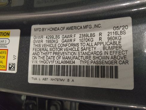 Used 2020 Honda Accord LX image 33