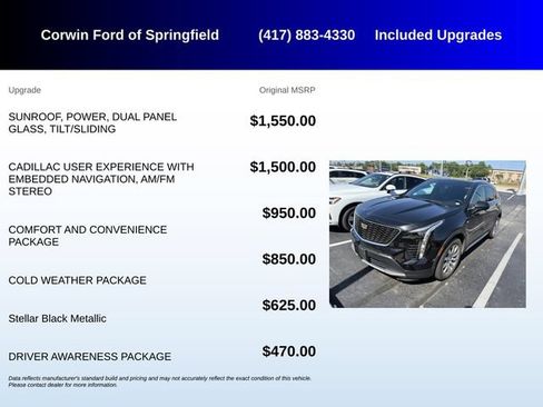 Used 2020 Cadillac XT4 Premium Luxury AWD/4WD image 5