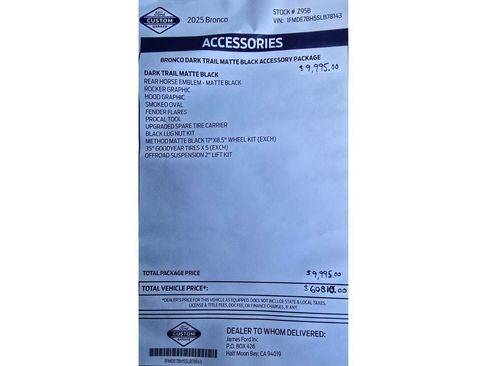 New 2025 Ford Bronco Big Bend image 9