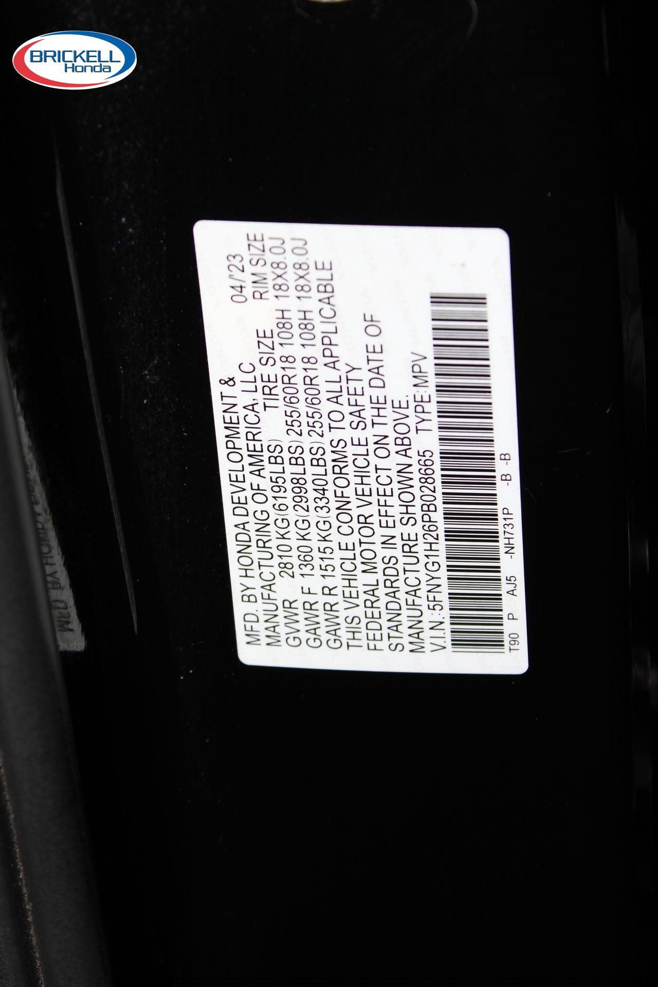 Certified 2023 Honda Pilot LX image 38