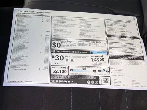 Used 2026 BMW 228i xDrive w/ Technology Package AWD/4WD image 18
