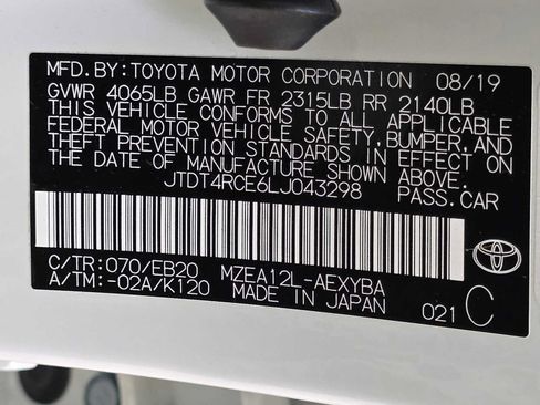 Used 2020 Toyota Corolla XSE FWD image 30