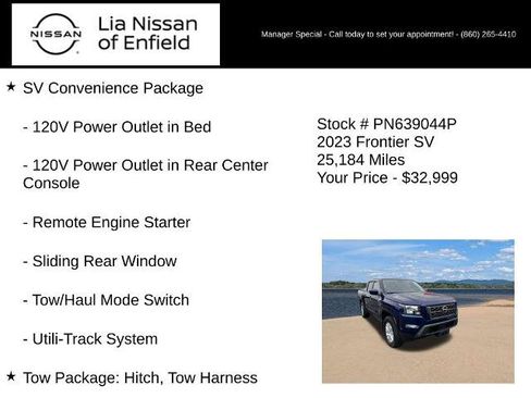 Certified 2023 Nissan Frontier SV w/ SV Convenience Package AWD/4WD image 15