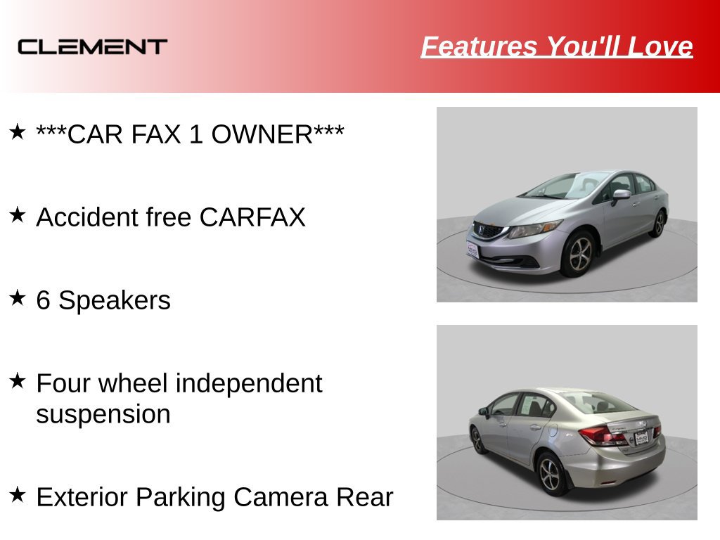 Used 2015 Honda Civic SE image 9