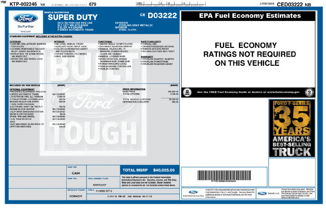Used 2012 Ford F350 XLT w/ Snow Plow Prep Pkg AWD/4WD image 2