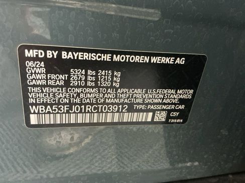 Certified 2024 BMW 530i xDrive w/ M Sport Package image 33