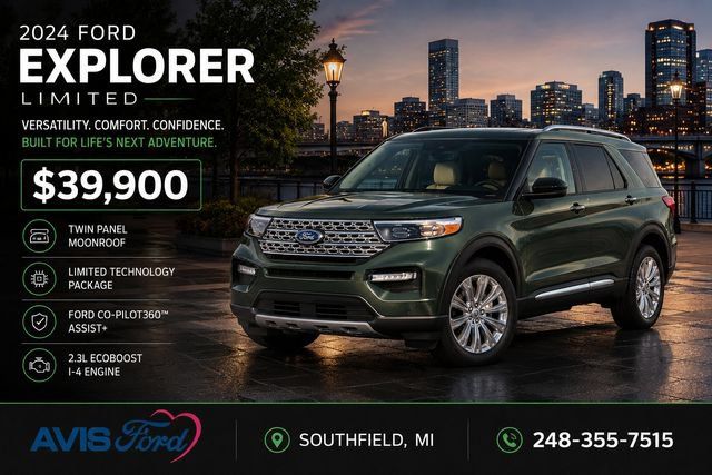 Used 2024 Ford Explorer Limited w/ Limited Technology Package AWD/4WD image 1