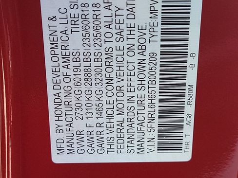 Used 2026 Honda Odyssey EX-L image 33