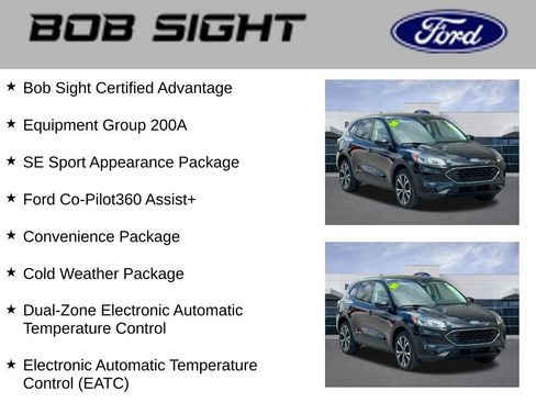 Used 2022 Ford Escape SE w/ SE Sport Appearance Package AWD/4WD image 3
