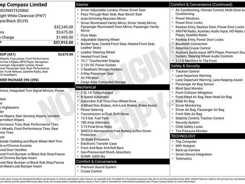 Certified 2025 Jeep Compass Limited w/ Elite Group AWD/4WD image 23