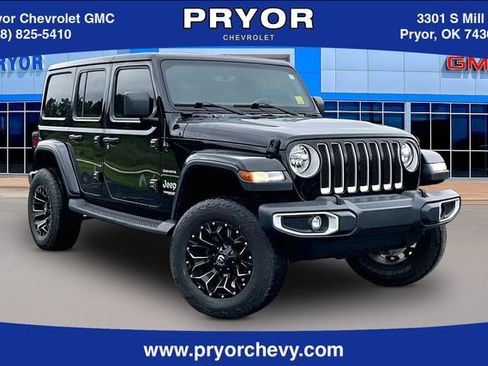 Used 2020 Jeep Wrangler Unlimited Sahara AWD/4WD image 1