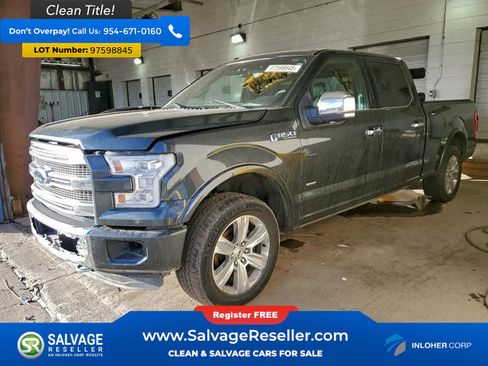 Used 2015 Ford F150 Platinum image 1