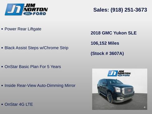Used 2018 GMC Yukon SLE w/ Convenience Package image 15