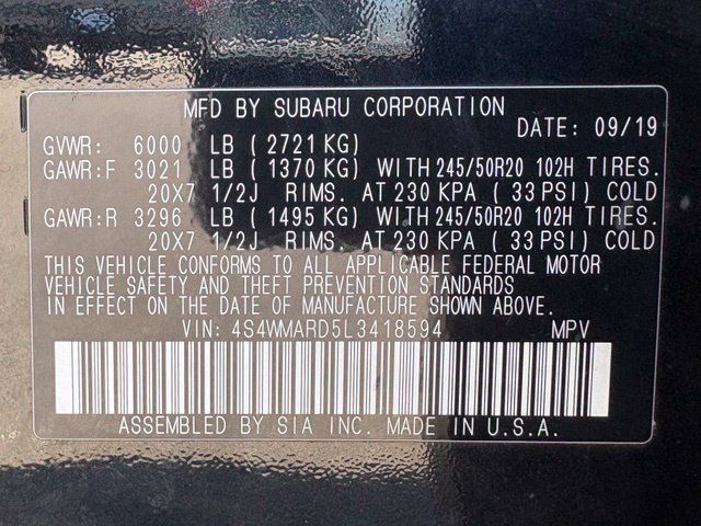 Used 2020 Subaru Ascent Touring w/ Popular Package #2A AWD/4WD image 30