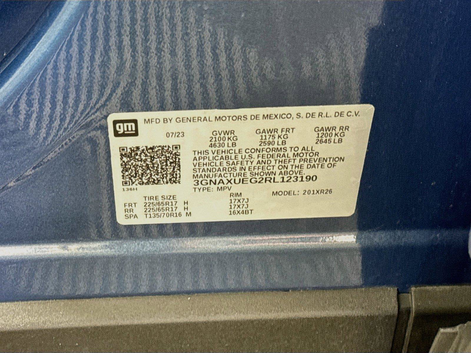Used 2024 Chevrolet Equinox LT w/ LPO, Floor Liner Package AWD/4WD image 23