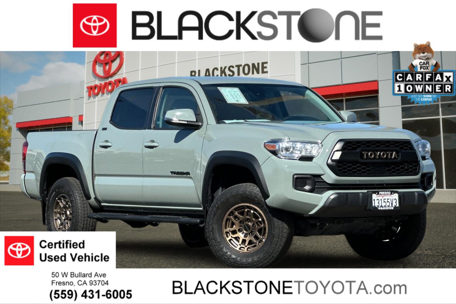 Certified 2023 Toyota Tacoma 4x4 Double Cab w/ Trail Edition image 1
