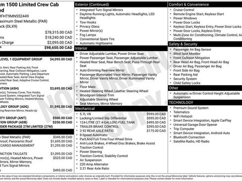 Used 2021 RAM 1500 Limited AWD/4WD image 19