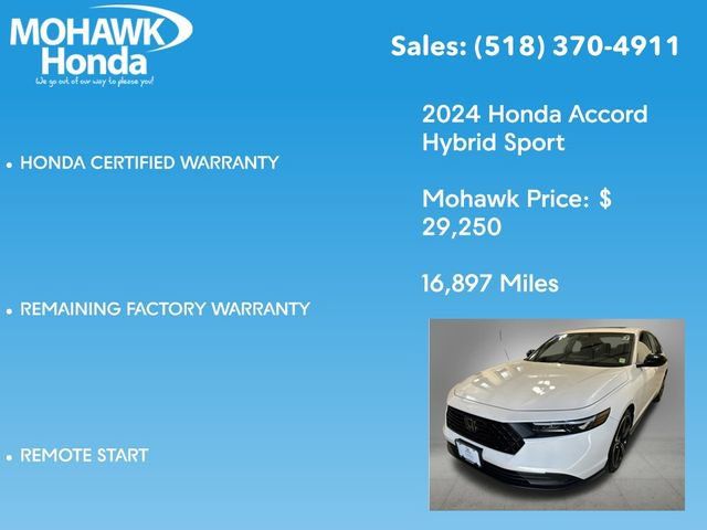 Certified 2024 Honda Accord Sport image 16