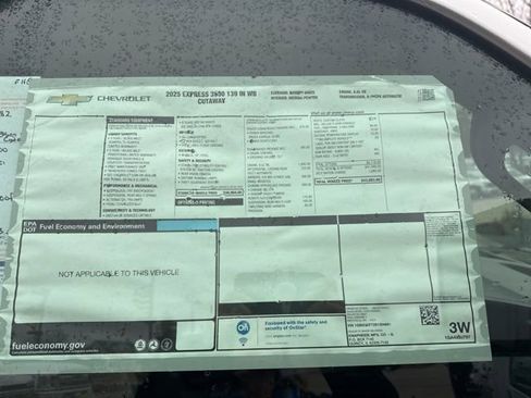 New 2025 Chevrolet Express 3500 w/ Power Convenience Package RWD image 10