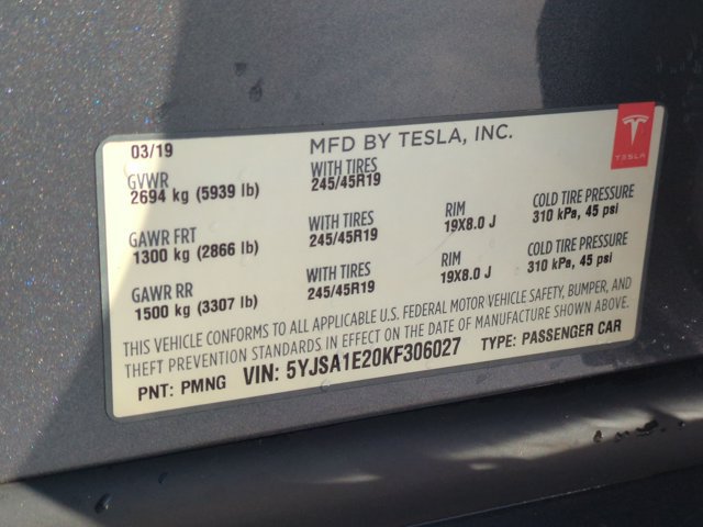 Used 2019 Tesla Model S 100D AWD/4WD image 25