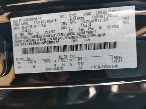 New 2025 Ford F150 Raptor image 38