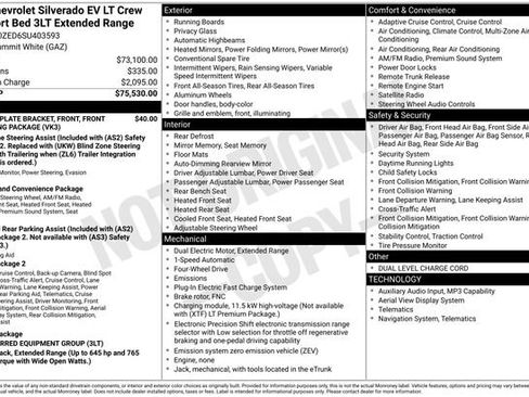 Used 2025 Chevrolet Silverado EV LT image 45