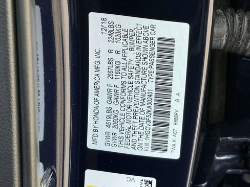 Used 2019 Honda Accord EX-L image 30